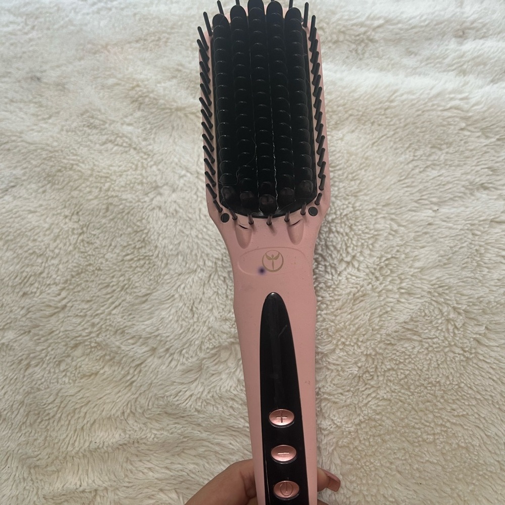 Lange Pink Hair Straightening Brush